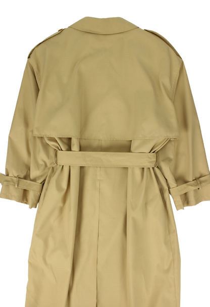 Marella Trench doppiopetto beige oversize