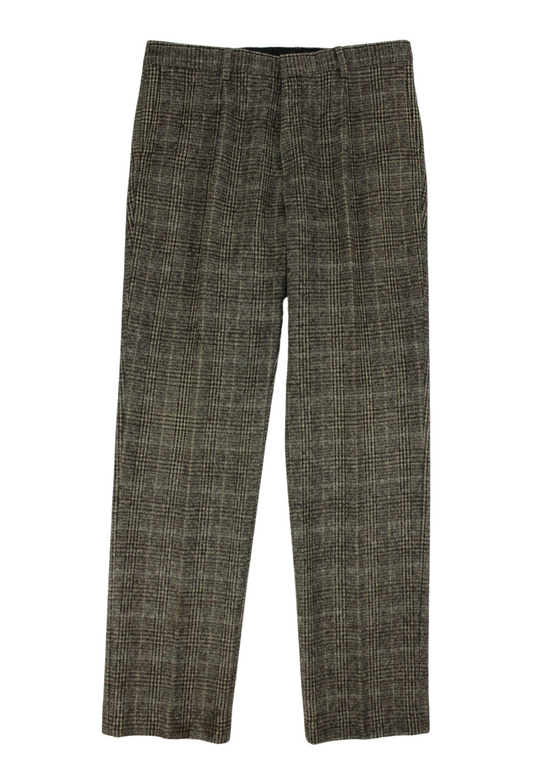 Burberry Pantaloni in lana principe di galles