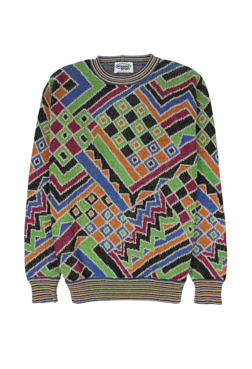 Missoni Pullover fantasia geometrica multicolor