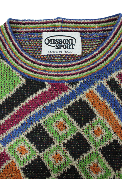 Missoni Pullover fantasia geometrica multicolor