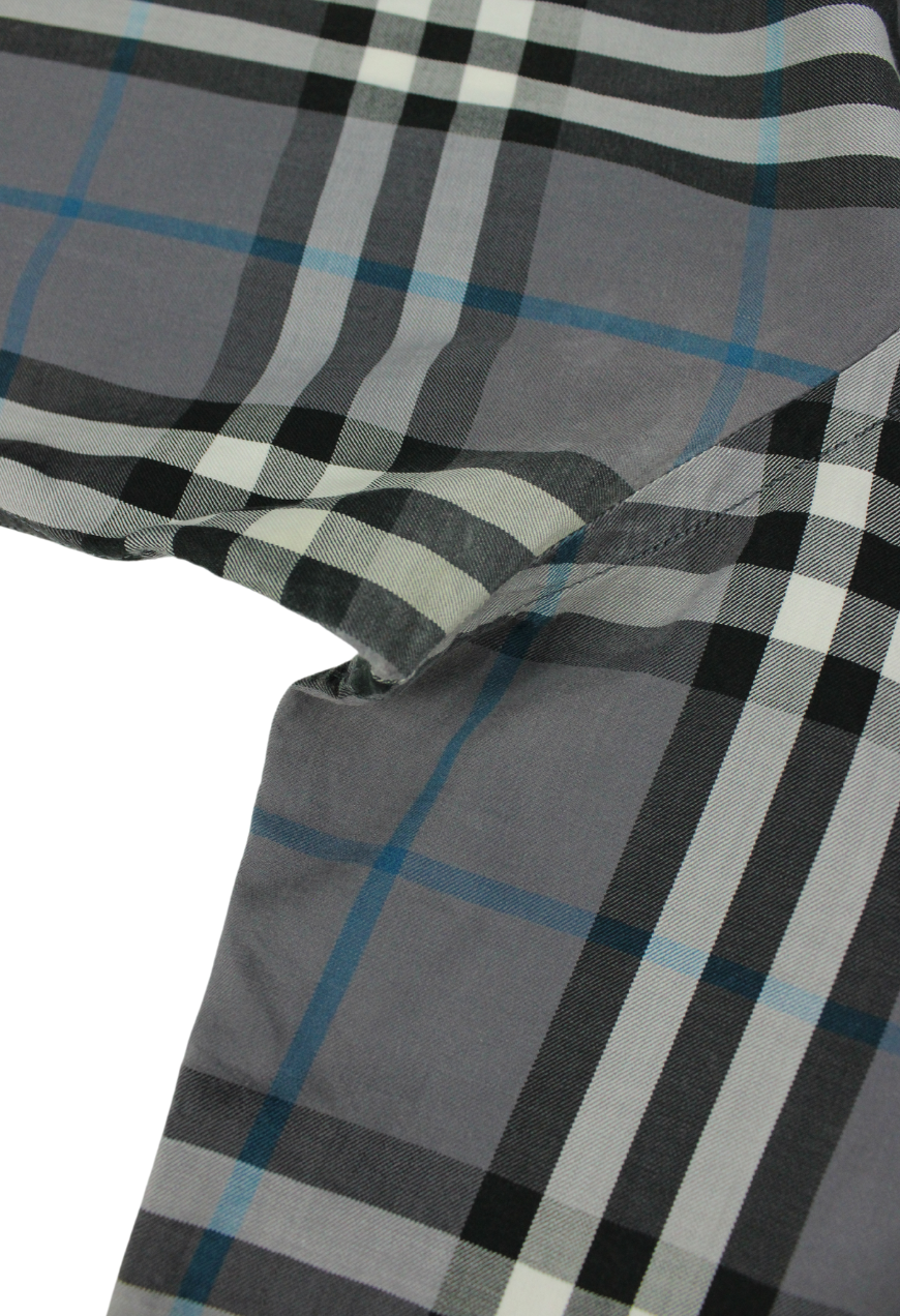 Burberry Grey Check Shirt