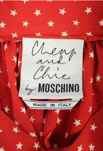 Moschino pantaloni stampa stelle