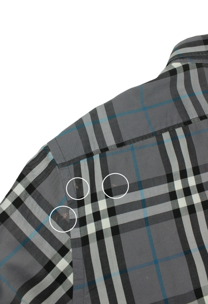 Burberry Grey Check Shirt