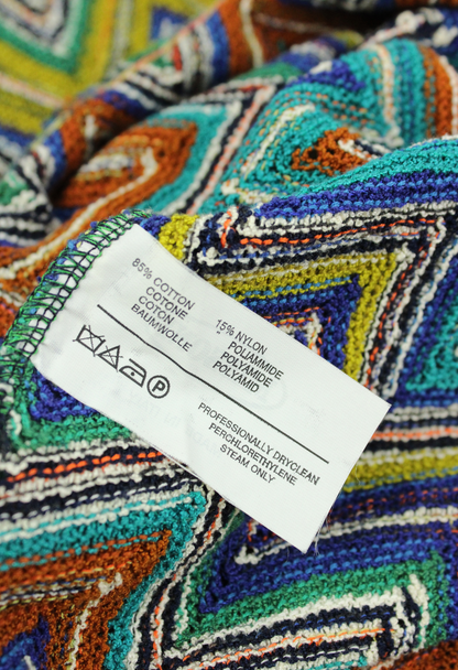 Missoni Pullover fantasia zig-zag multicolor 1992