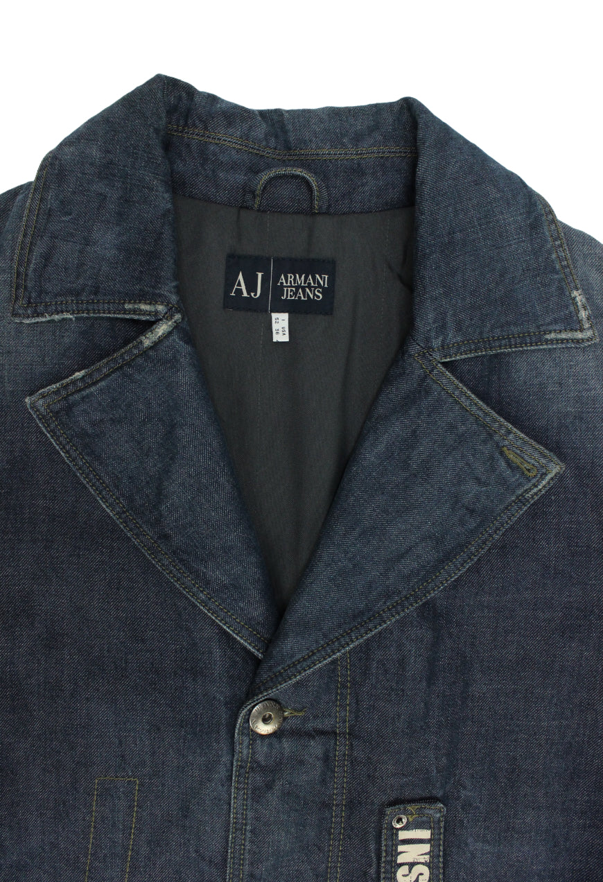 Armani Trench in denim - Garage! Laboratorio Vintage