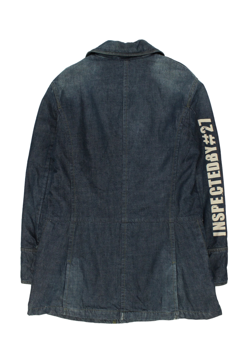 Armani Trench in denim - Garage! Laboratorio Vintage