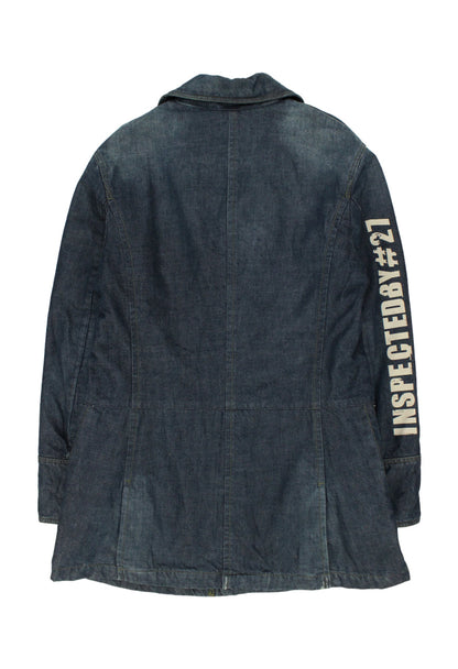 Armani Trench in denim - Garage! Laboratorio Vintage