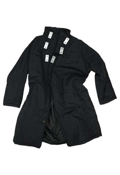 Armani Trench in nylon con dettagli in metallo riflettenti -