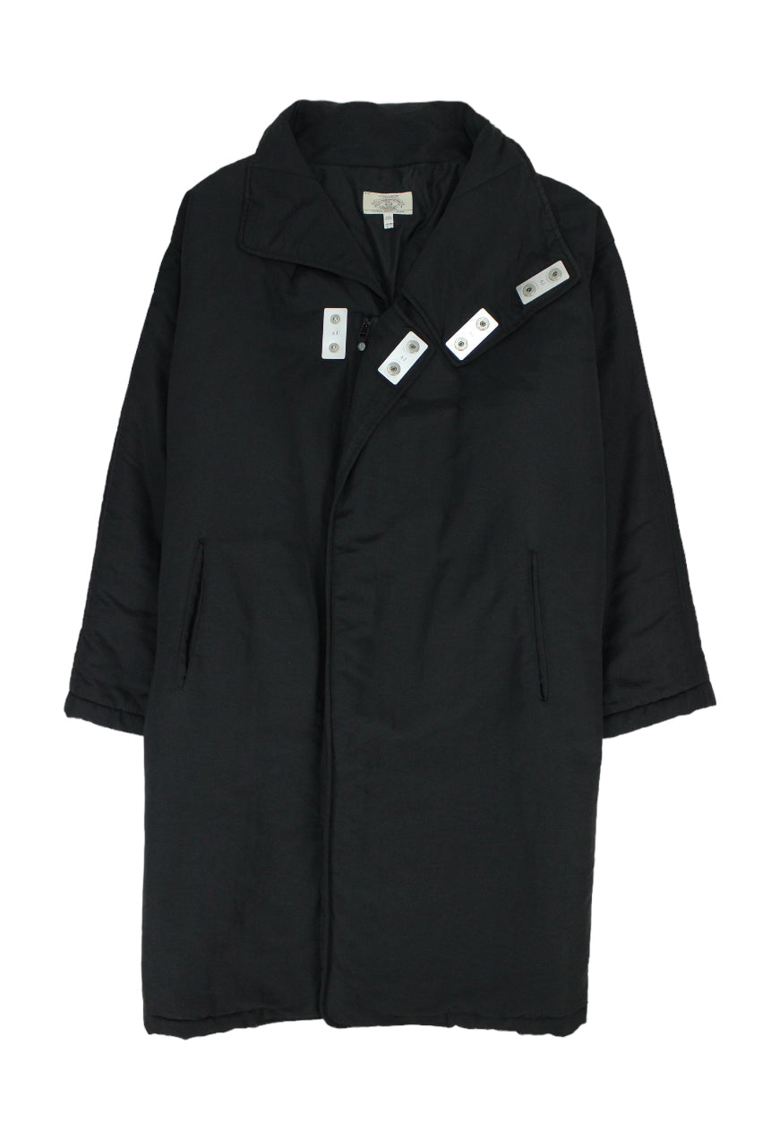 Armani Trench in nylon con dettagli in metallo riflettenti -