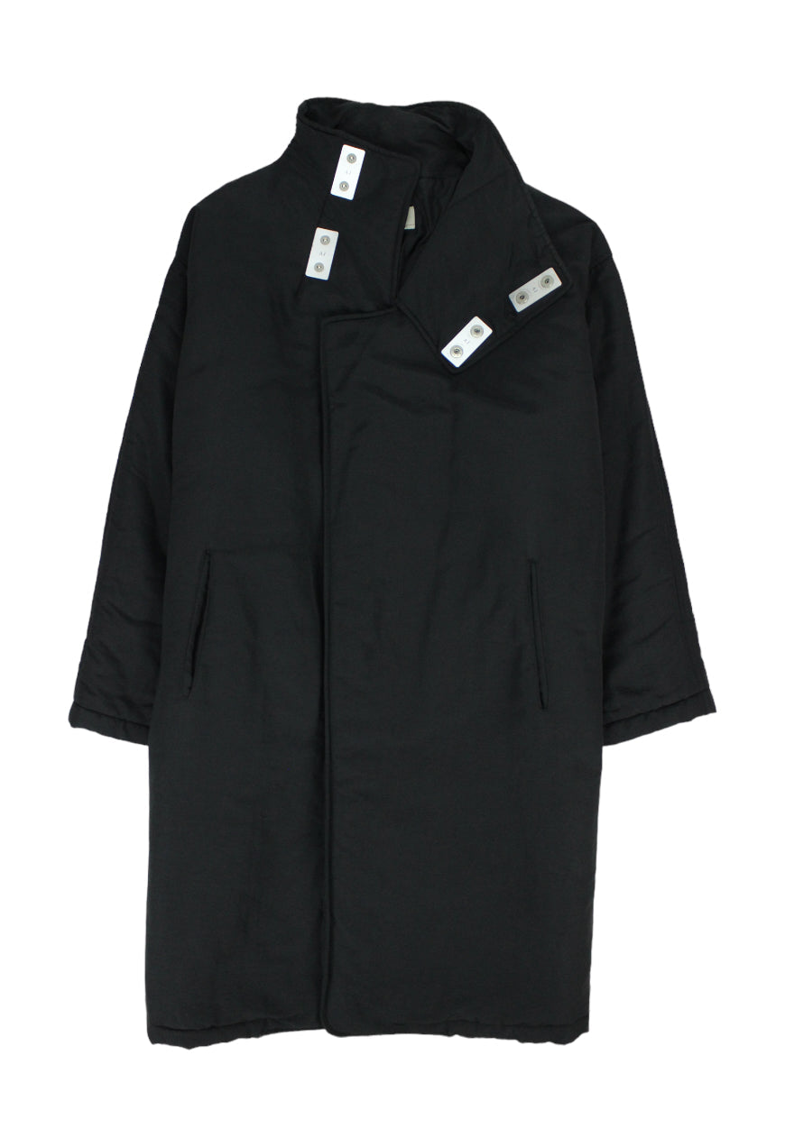 Armani Trench in nylon con dettagli in metallo riflettenti -