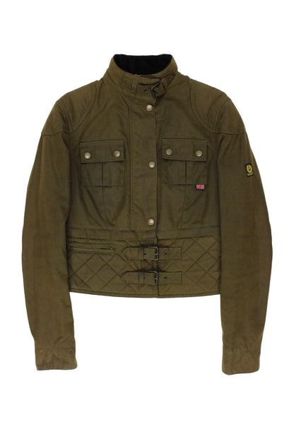 Belstaff Giubbotto convertibile verde - Garage! Laboratorio Vintage