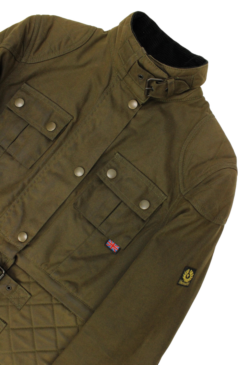 Belstaff Giubbotto convertibile verde - Garage! Laboratorio Vintage