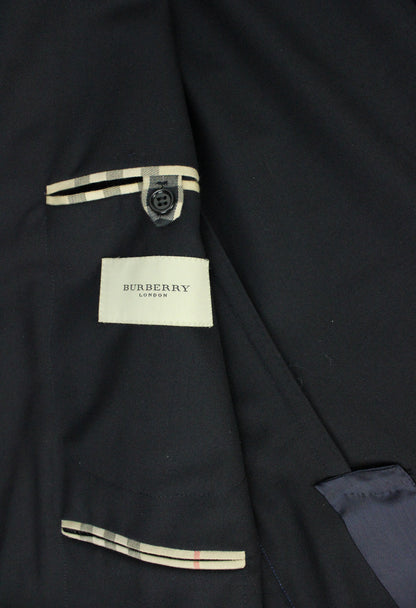 Burberry Blazer blu scuro sfoderato - Garage! Laboratorio Vintage