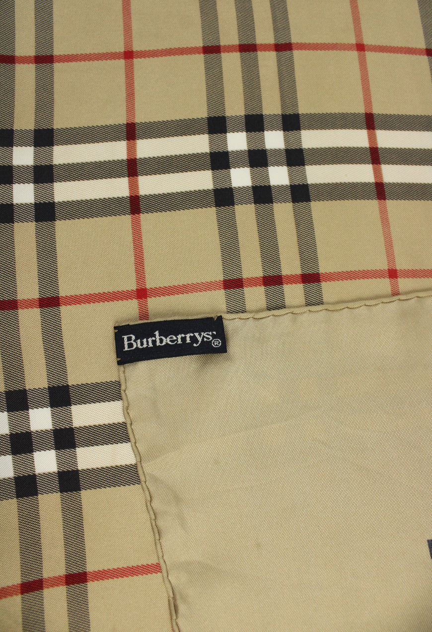 Burberry Foulard in seta fantasia check - Garage! Laboratorio Vintage