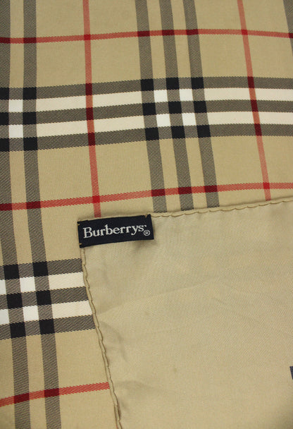 Burberry Foulard in seta fantasia check - Garage! Laboratorio Vintage