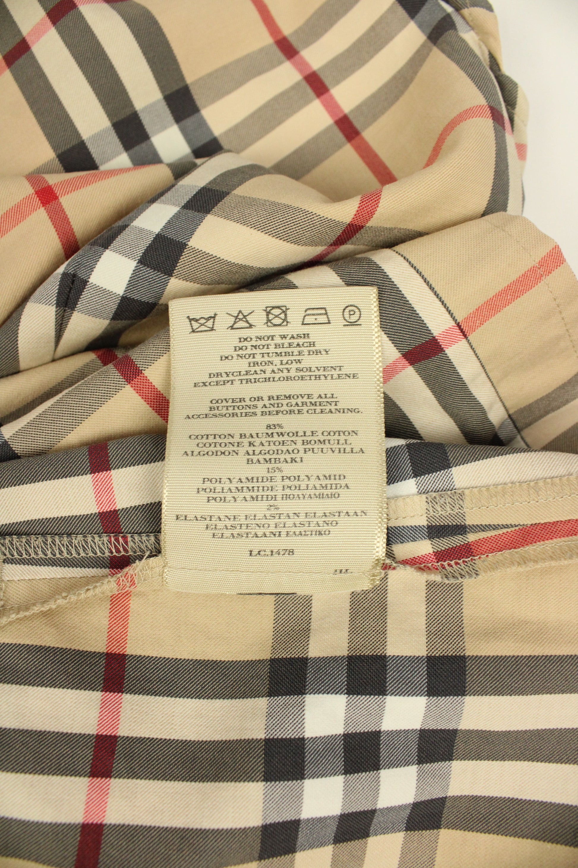 Burberry Vestito check beige - Garage! Laboratorio Vintage