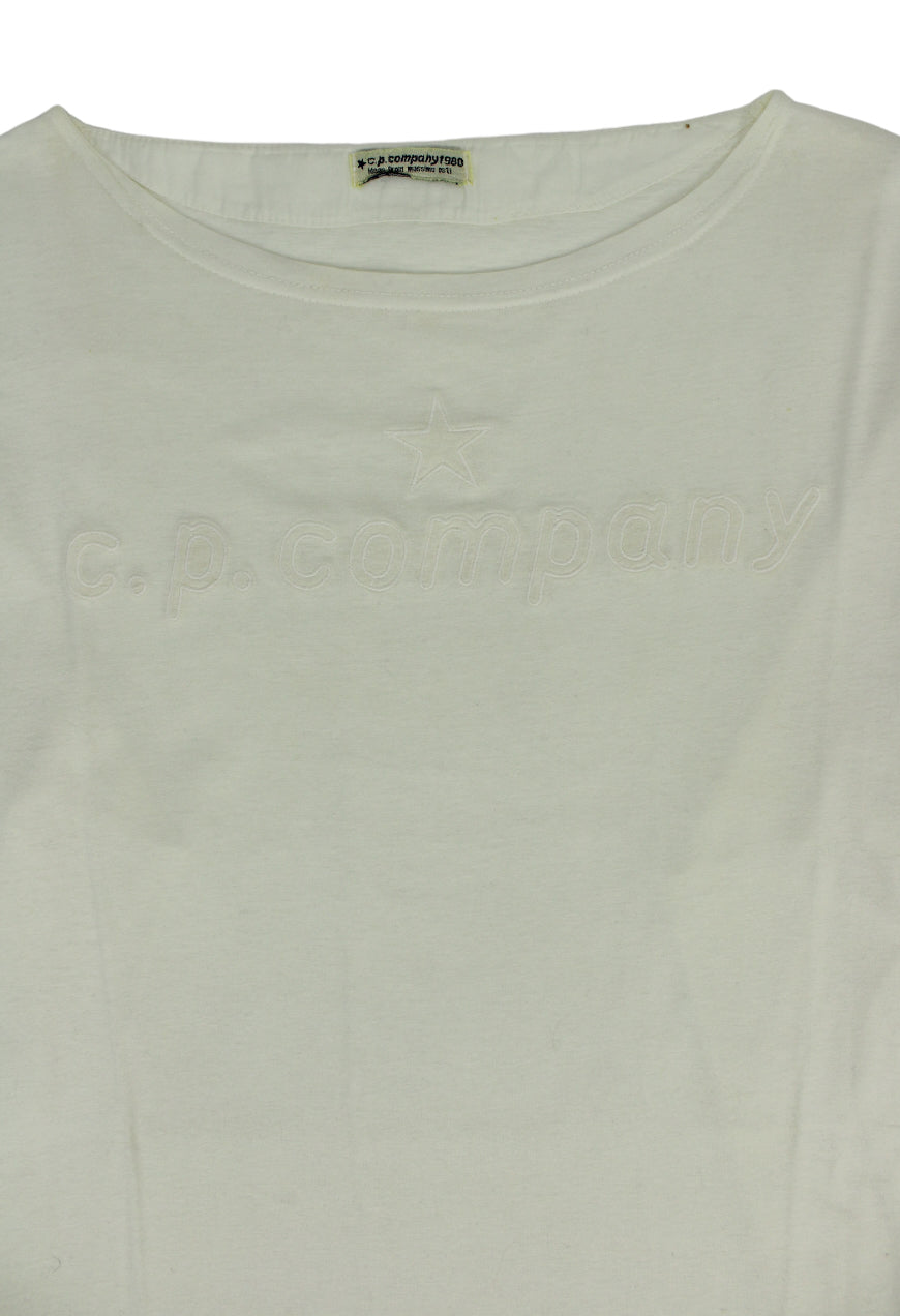 CP Company t-shirt bianca con logo - t-shirt