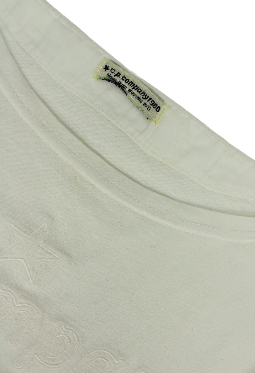 CP Company t-shirt bianca con logo - t-shirt