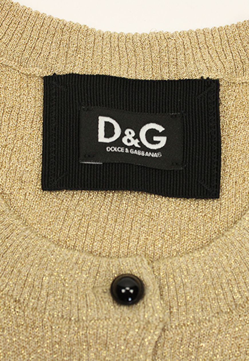 D&G Cardigan in lurex - Garage! Laboratorio Vintage