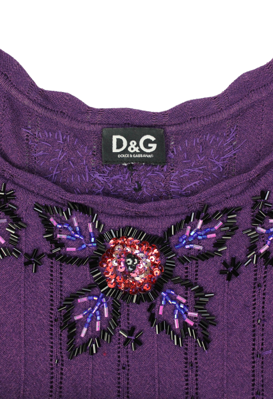 D&G Coordinato con ricamo in paillettes - Garage! Laboratorio Vintage