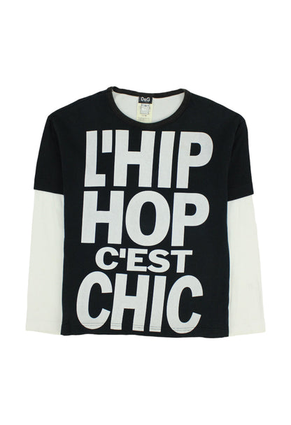 D&G T-Shirt ’L’HIP HOP C’EST CHIC’ FW 2003/04 - t-shirt