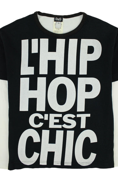 D&G T-Shirt ’L’HIP HOP C’EST CHIC’ FW 2003/04 - t-shirt