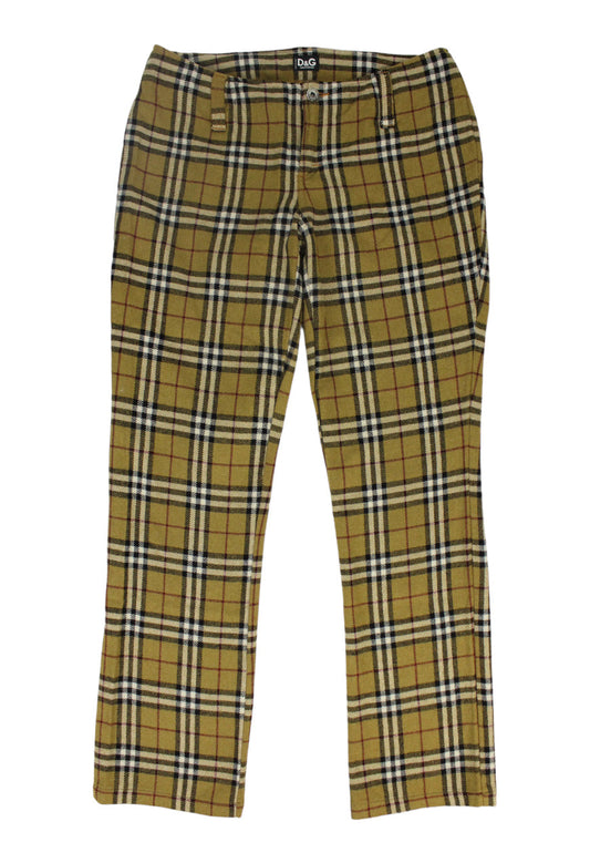 D&G Pantaloni in lana check FW 2000 - Garage! Laboratorio Vintage