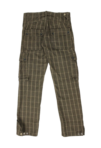 Diesel Pantaloni cargo fantasia check - pantaloni