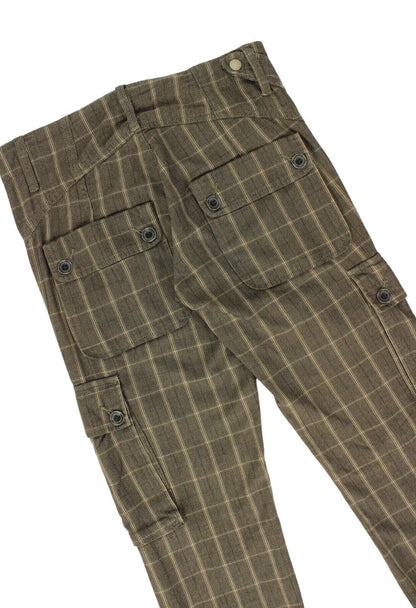 Diesel Pantaloni cargo fantasia check - pantaloni