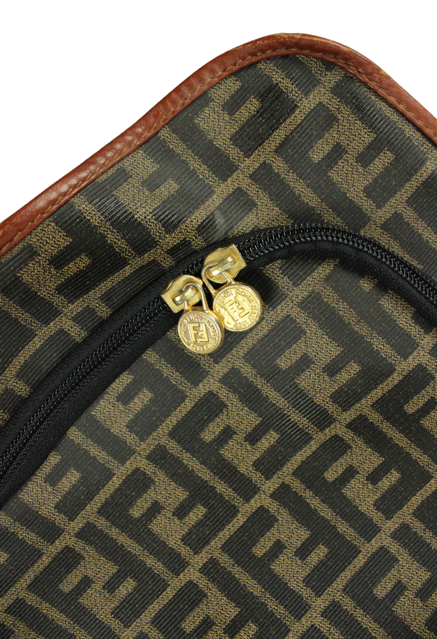 Fendi Borsa da viaggio porta abiti fantasia monogram - borsa