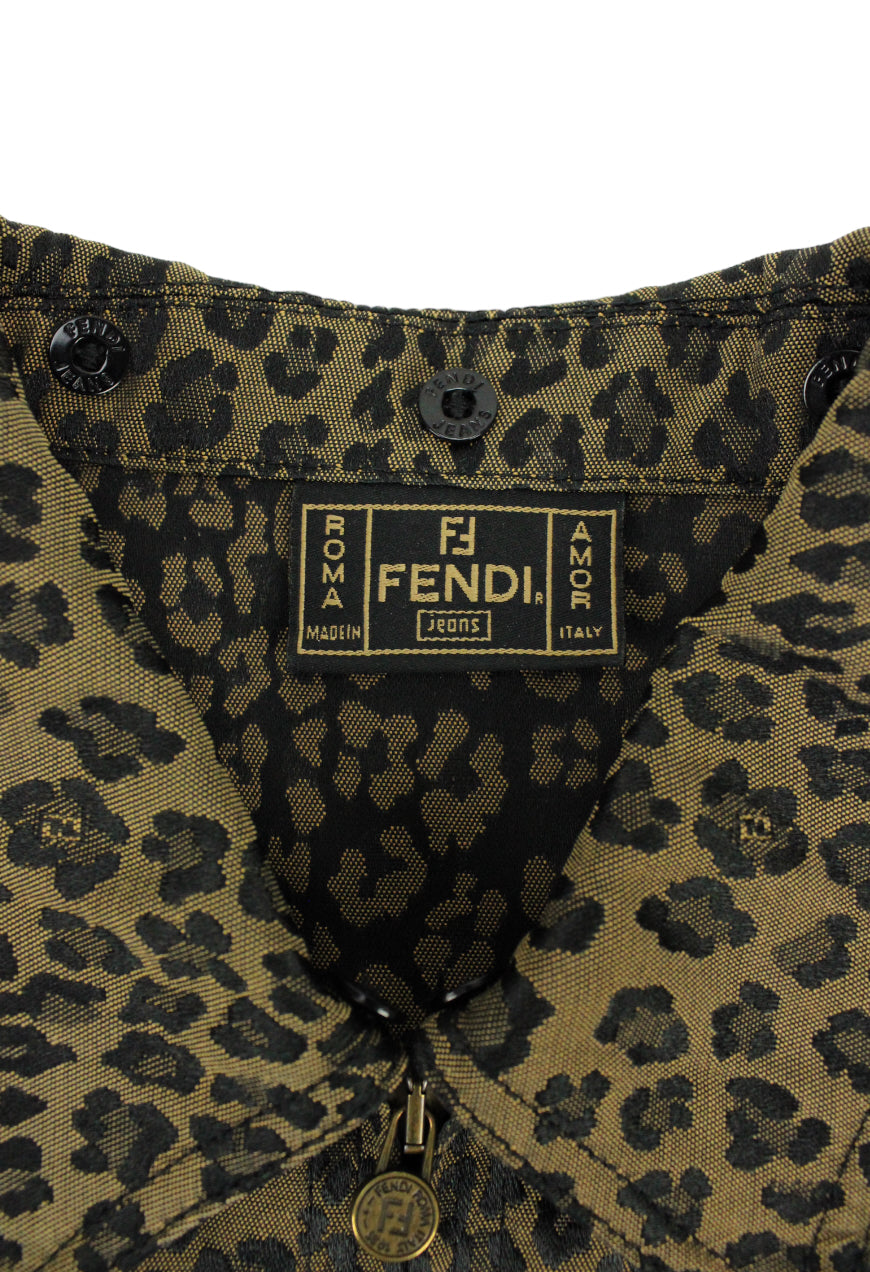 Fendi Coordinato fantasia leopardata - coordinato