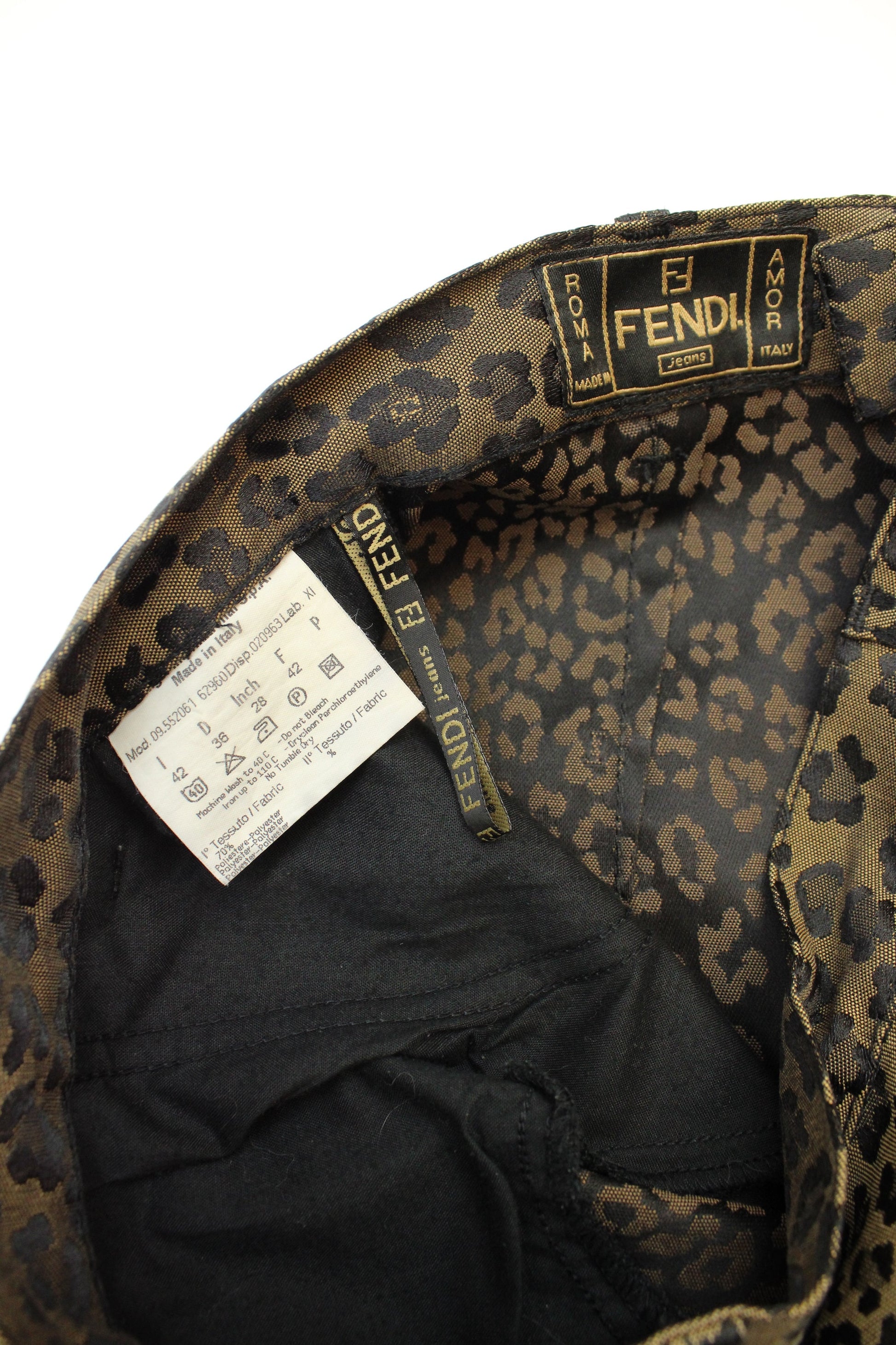 Fendi Gonna fantasia leopardata - gonna