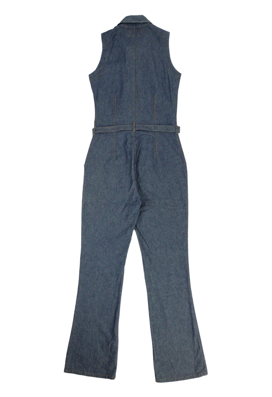 Fendi Jumpsuit in denim con cintura - vestito