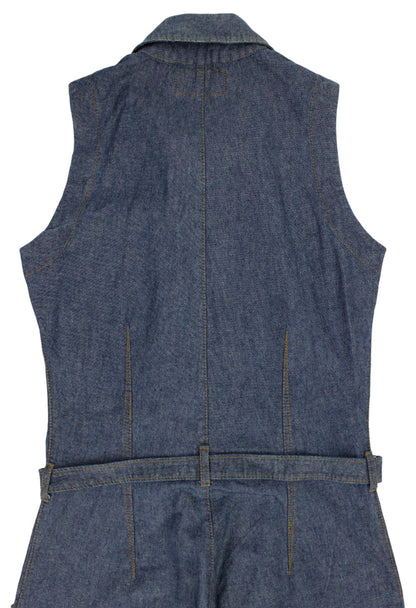 Fendi Jumpsuit in denim con cintura - vestito