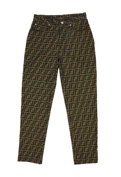 Fendi Pantaloni zucca monogram - pantaloni