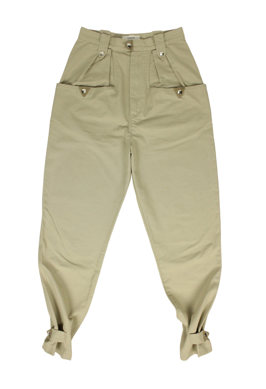 Isabel Marant Pantaloni cargo beige - pantaloni