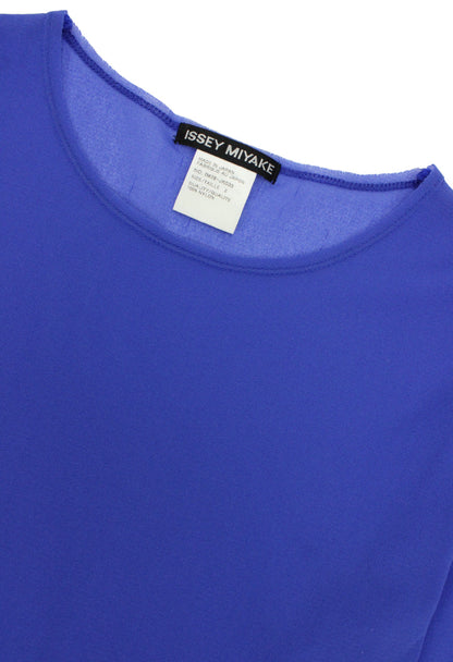 Issey Miyake Top in mesh blu - top