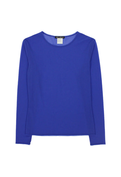 Issey Miyake Top in mesh blu - top