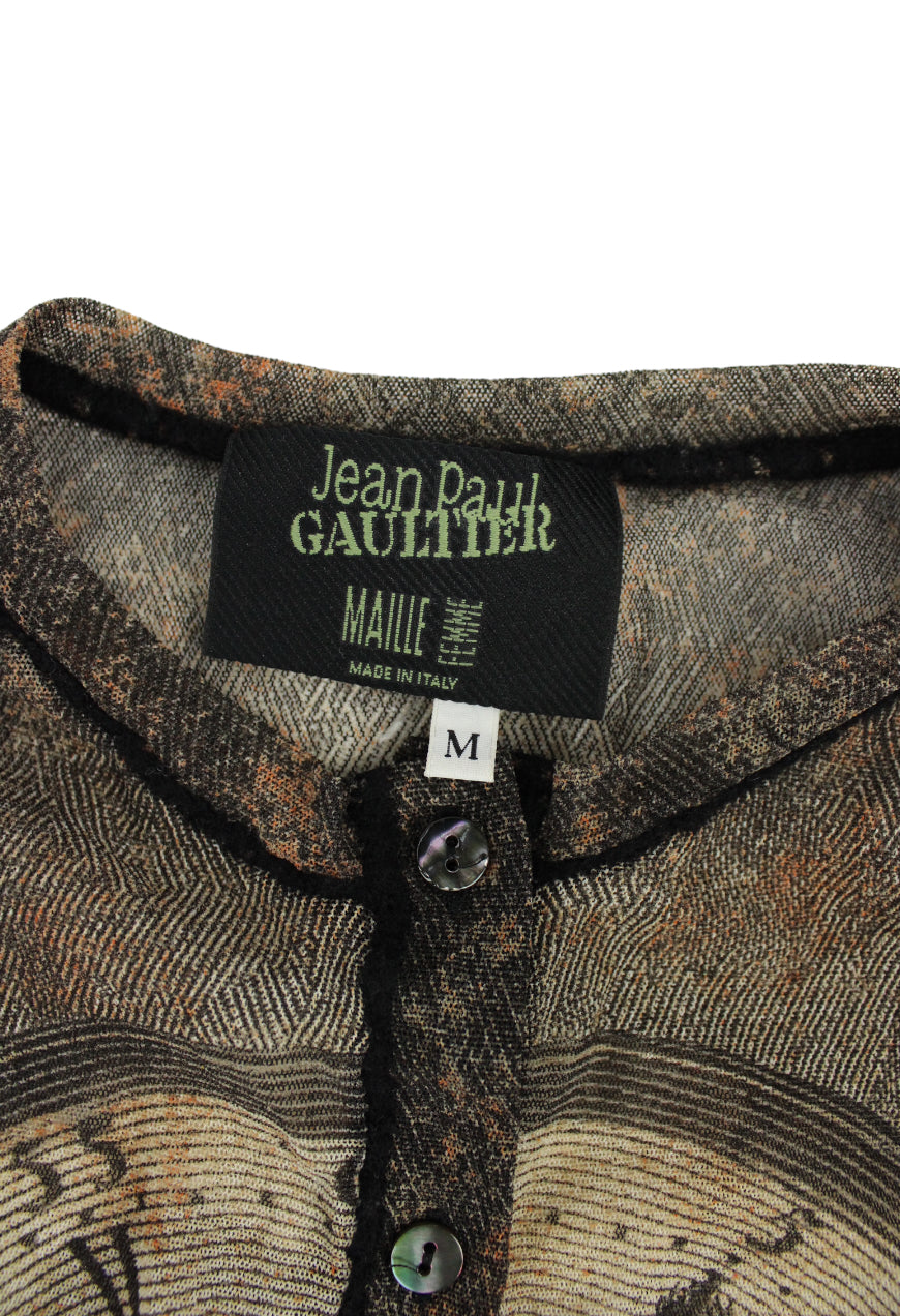 Jean Paul Gaultier Coordinato in mesh ’Clockwork’ FW