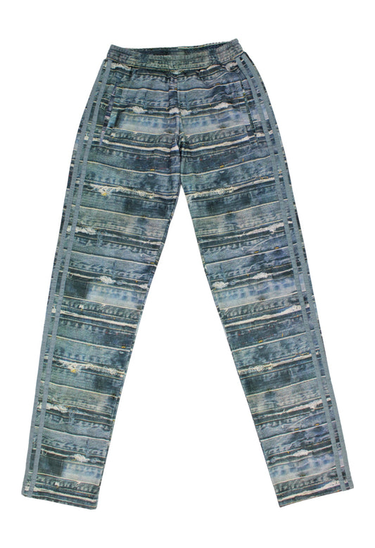 Jeremy scott x Adidas Pantaloni effetto denim AW2014 -