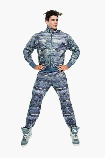 Jeremy scott x Adidas Pantaloni effetto denim AW2014 -