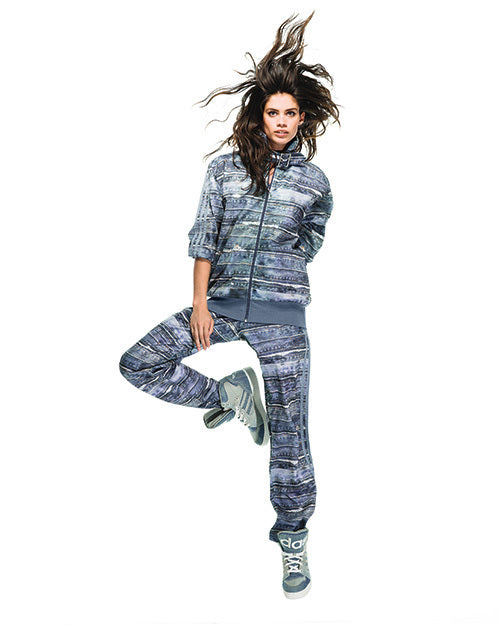 Jeremy scott x Adidas Pantaloni effetto denim AW2014 -