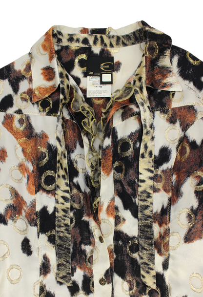 Just Cavalli Abito fantasia animalier lurex - vestito