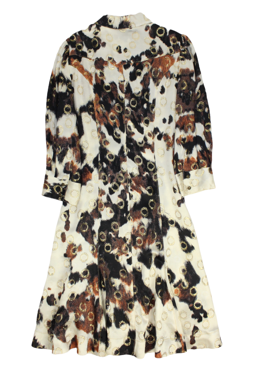 Just Cavalli Abito fantasia animalier lurex - vestito