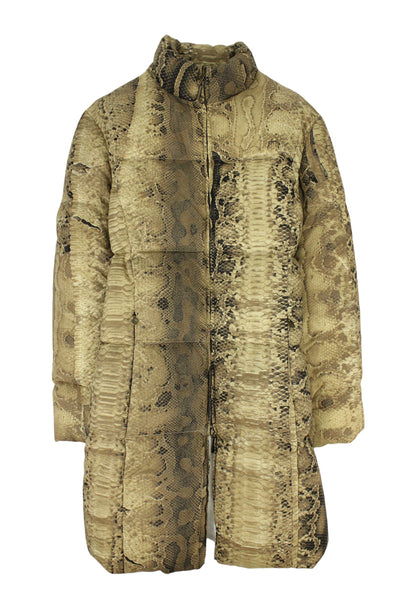 Just Cavalli Cappotto puffer stampa animalier - cappotto