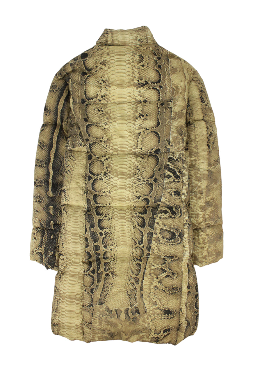 Just Cavalli Cappotto puffer stampa animalier - cappotto