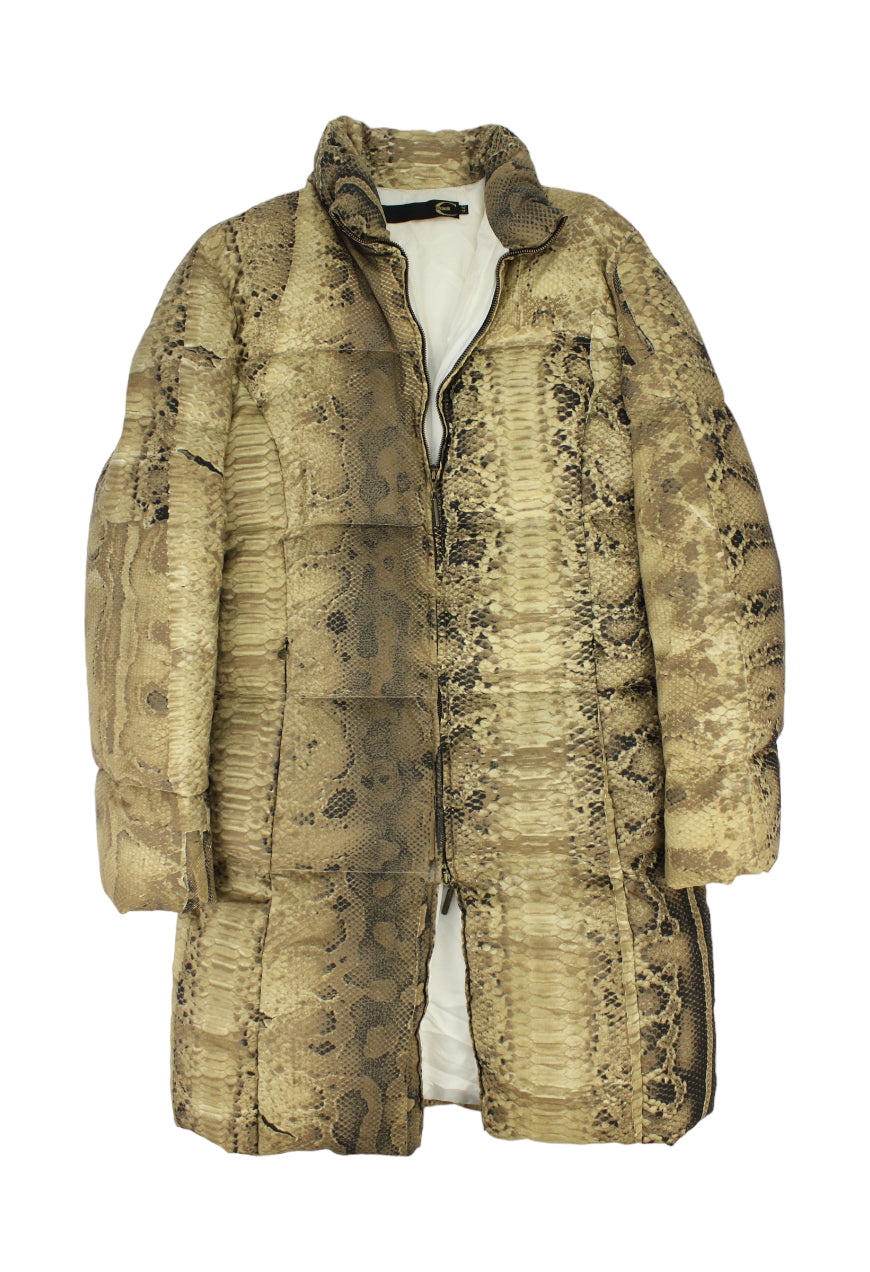 Just Cavalli Cappotto puffer stampa animalier - cappotto