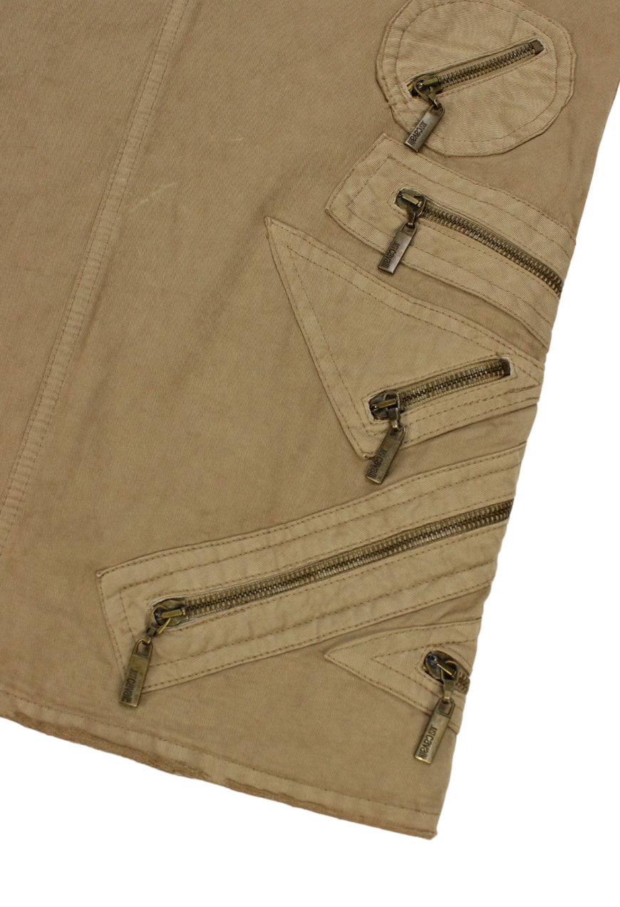 Just Cavalli Gonna cargo utility beige - gonna