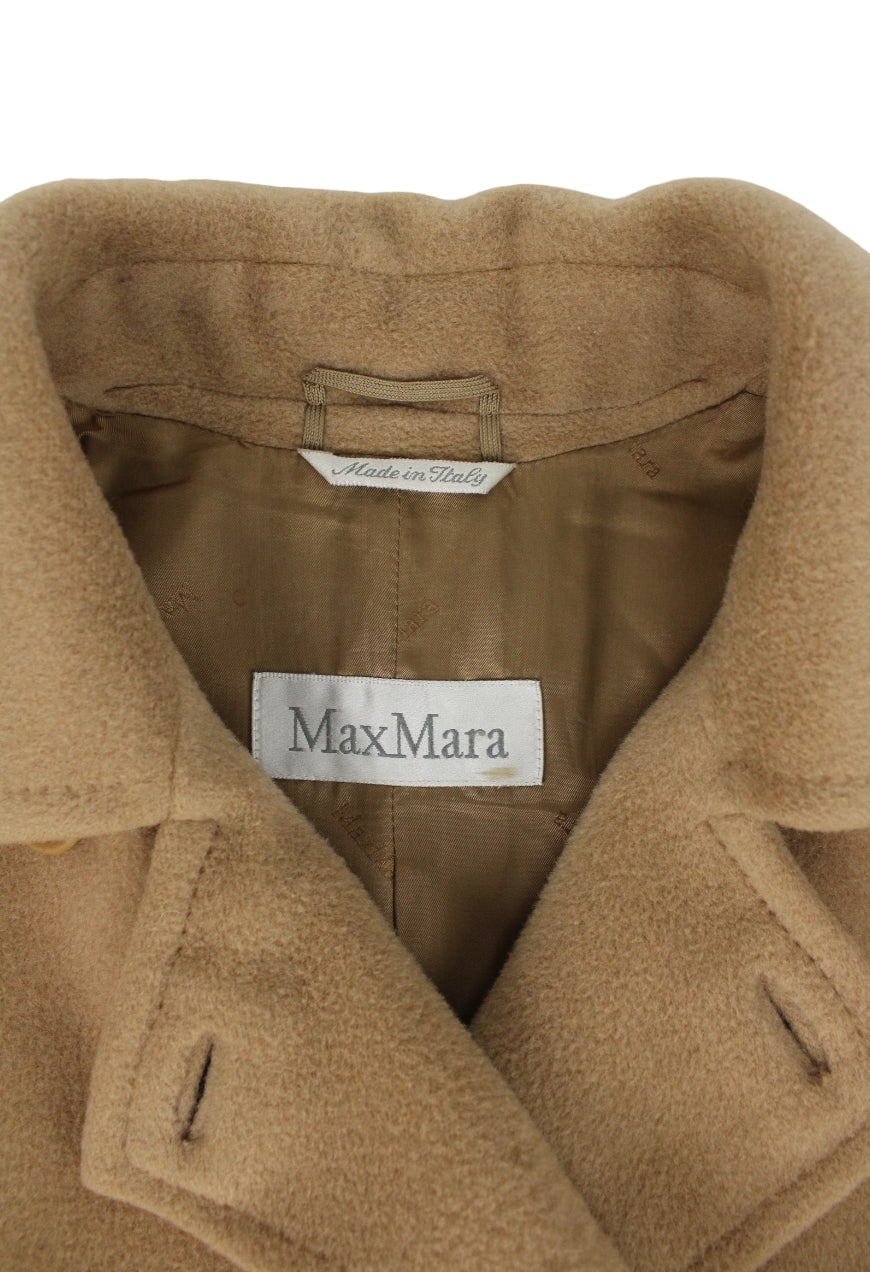 Max Mara Cappotto icon corto cammello in lana e cashmere -