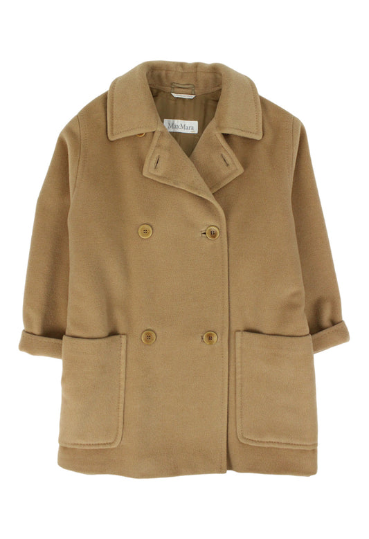 Max Mara Cappotto icon corto cammello in lana e cashmere -